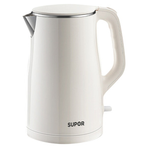 苏泊尔电水壶烧水壶 热水壶电热水壶 双层防烫全钢无缝开水壶