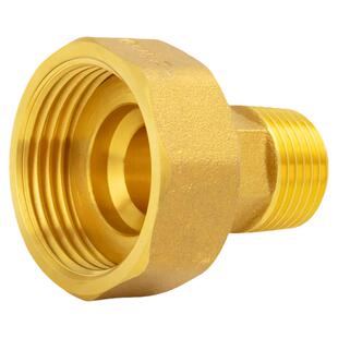 全铜水表接头4分6分1寸1.2寸活接头家用水泵内外丝直接变径转换头