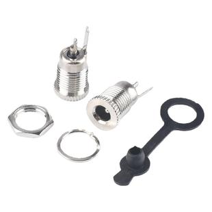 DC-099DC电源插座5.5x2.1/2.5mm3.5*1.35大电流DC099金属充电母座