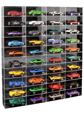 1：64玩具车模透明多美卡展示架