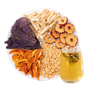 紫苏姜米茶陈皮红枣姜丝炒米茶泡水喝的祛去驱寒湿花茶女养生茶包