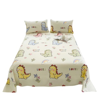 床单单件单人学生宿舍水洗棉磨毛被单枕套三件套2025新款四季通用