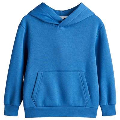 HM童装男童卫衣冬季新款红色圣诞加绒连帽上衣长袖绒衫0542551