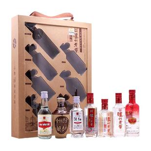 泸州老窖头曲60周年纪念版52度125ml*7瓶浓香型白酒收藏送礼礼盒