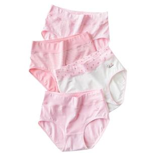 少女内裤高腰发育期女孩初中生全棉女童女生纯棉中学生三角裤大童