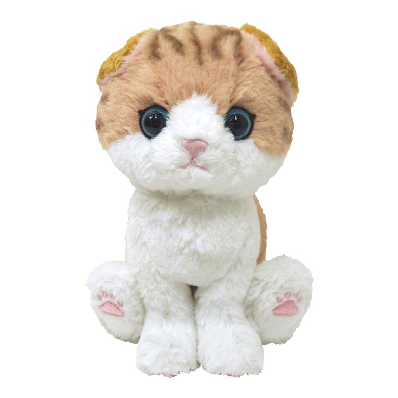日本sunlemon仿真折耳猫毛绒玩偶
