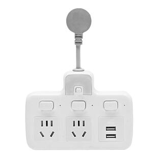 插座转换器面板多孔拓展插头一转三多功能插排插板带夜灯宿舍家用