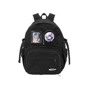 木与石隐藏痛包暗格双肩包可以藏东西的书包高中初中女生背包娃包