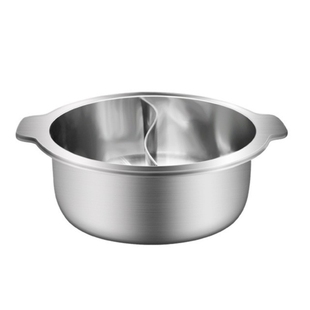 大容量加高加深串串锅火锅盆不锈钢鸳鸯锅串串火锅店商用电磁炉