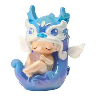 山海异兽盲盒龙生九子摆件貔貅饕餮手办公仔国潮文创新年创意礼物