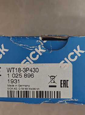 溢价-SICK西克光电传感器WL18-3P430，德国，型