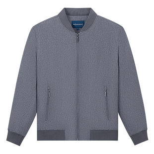 【谢霆锋同款】十如仕男士高智风棒球夹克牦牛绒复古宽松外套OW01