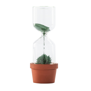 马鹿磁力沙漏创意盆栽摆件生日礼物男生办公室桌工位解压情绪神器