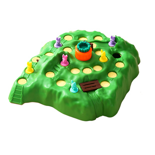 兔子陷阱玩具儿童益智闯关桌游思维训练类双人对战亲子互动游戏棋