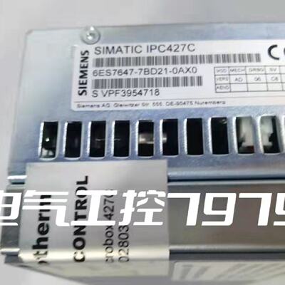 议价SIEMENS西门子IPC427C工控机6ES7647-7BD21-0AX0现货欢迎咨询