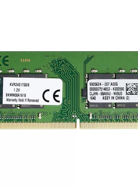 金士顿内存8GDDR4笔记本