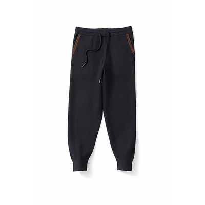 奥米图羊毛莫代尔针织休闲裤卫裤