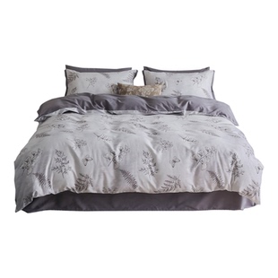 全棉加厚磨毛四件套纯棉被套秋冬轻奢床品被罩床单4件套床笠款