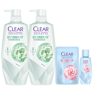 【老爸推荐】易烊千玺同款清扬头皮护理洗发水控油焕活去屑官方