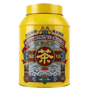 香港虎标新会小青柑普洱茶熟茶生晒陈皮柑普茶叶350g罐装礼盒装