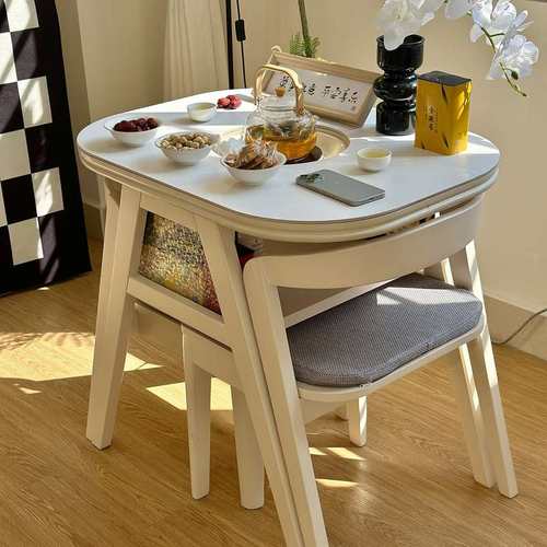 小户型阳台茶吧桌椅组合茶桌一整套高茶几可吃饭适合放阳台的桌子