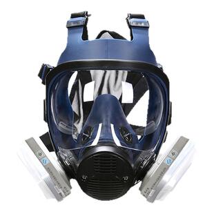 防毒面具全面罩放毒有毒气体硫化氢化工甲醛防尘全脸防护喷漆专用