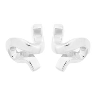 Mistova 设计师首饰925银简约个性兹维基耳钉