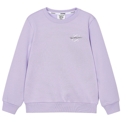 斯凯奇儿童针织加绒卫衣保暖上衣