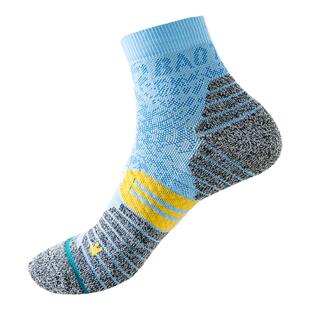 3双组毛巾底运动袜中筒男女加厚吸汗透气徒步羽毛球专业篮球跑步