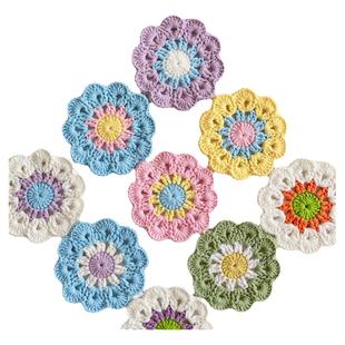 手工diy杯垫隔热垫零基础新手入门勾毛线牛奶棉钩针编织材料包