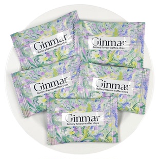 GINMAR金玛黄油味脆华夫结婚喜糖优质喜饼干休闲茶点小吃零食散装