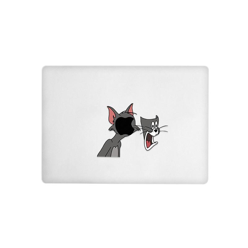 GUOXI专版猫咪透彩壳适用苹果macbookpro保护壳2024新款14寸macbook套air13笔记本mac电脑轻