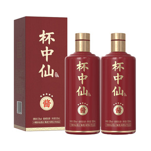 小糊涂仙杯中仙酒(五星2025)53度500ml*2盒
