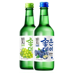 好天好饮烧酒苹果味甜酒女士非清酒韩国进口微醺酒果味烧酒利口酒