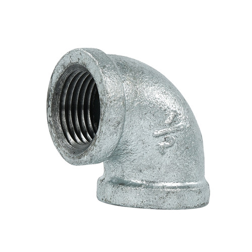 镀锌内丝弯头90度铸铁丝扣内螺纹水管接头DN15 20消防管配件4 6分