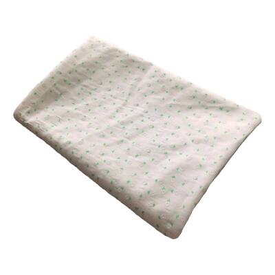 田园清新绿叶小碎花涤棉布连衣