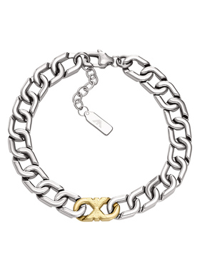 新品阿玛尼男士手链欧美时尚嘻哈经典鹰标古巴潮牌手链送男友礼物