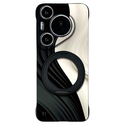 适用华为pura80磁吸带支架手机壳