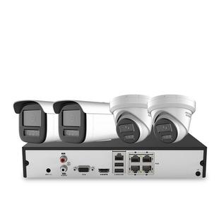 海康威视800万监控器设备套装全套超市高清poe室外摄像头家用店铺