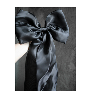 大蝴蝶结成品超仙配饰飘带婚纱礼服装饰百搭花发饰diy设计师辅料