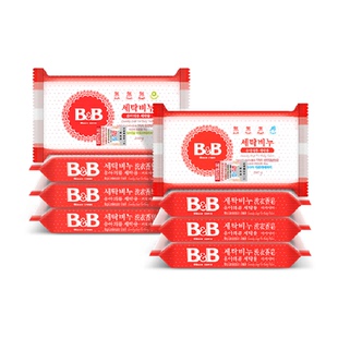 保宁米迪恩必恩贝韩国进口婴儿BB洗衣皂200g*8洋槐甘菊香