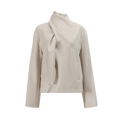 NONRESTRAIN法式短款双面呢外套