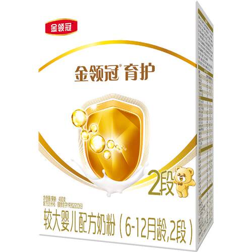 伊利金领冠育护2段婴幼儿奶粉400g×1盒6-12月较大婴儿配方奶粉