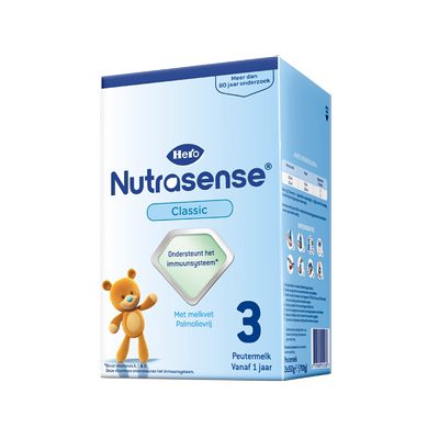 HeroBaby荷兰进口DHA经典版纸盒婴幼儿宝宝配方三段奶粉3段700g