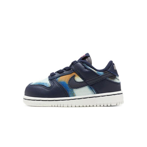 Nike耐克 Dunk Low 儿童经典低帮黑曜石休闲运动板鞋DM1048-400