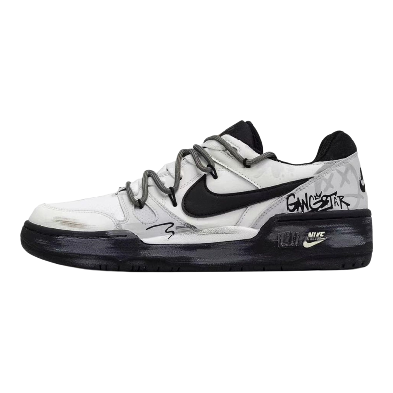 【定制球鞋】NIKE耐克 Full Force街区涂鸦 街头做旧休闲板鞋男款