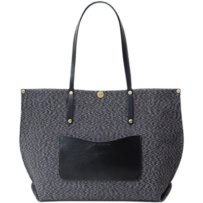 匠线胡椒盐托特包原创通勤手提