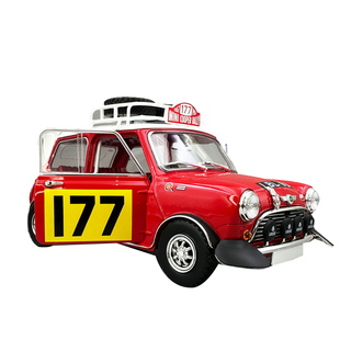 1/18MINI COOPER合金属汽车模型越野复古玩具老爷车收藏礼物摆件