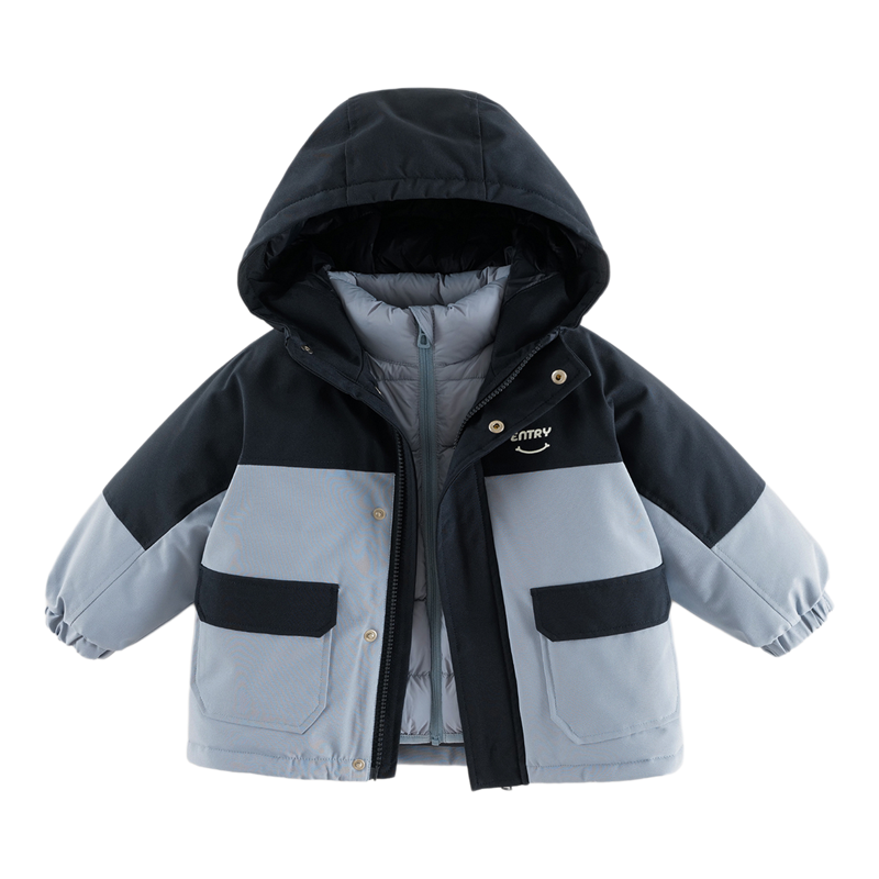 [三合一 商场同款]马克珍妮男女童保暖羽绒服宝宝滑雪服冬551572