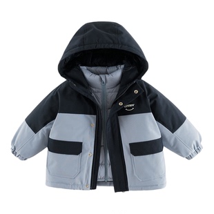 [三合一 商场同款]马克珍妮男女童保暖羽绒服宝宝滑雪服冬551572